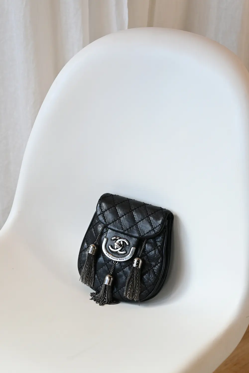 Chanel Tassel Mini Paris-Edenburgh Flap bag
