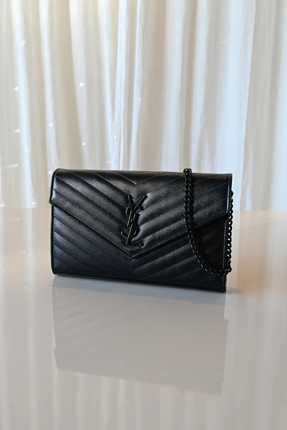 Saint Laurent Cassandre Chain Wallet