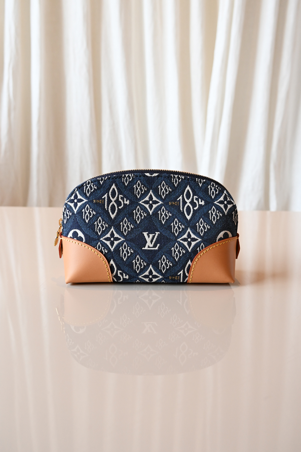 Louis Vuitton Cosmetic Pouch PM | Blue Jacquard