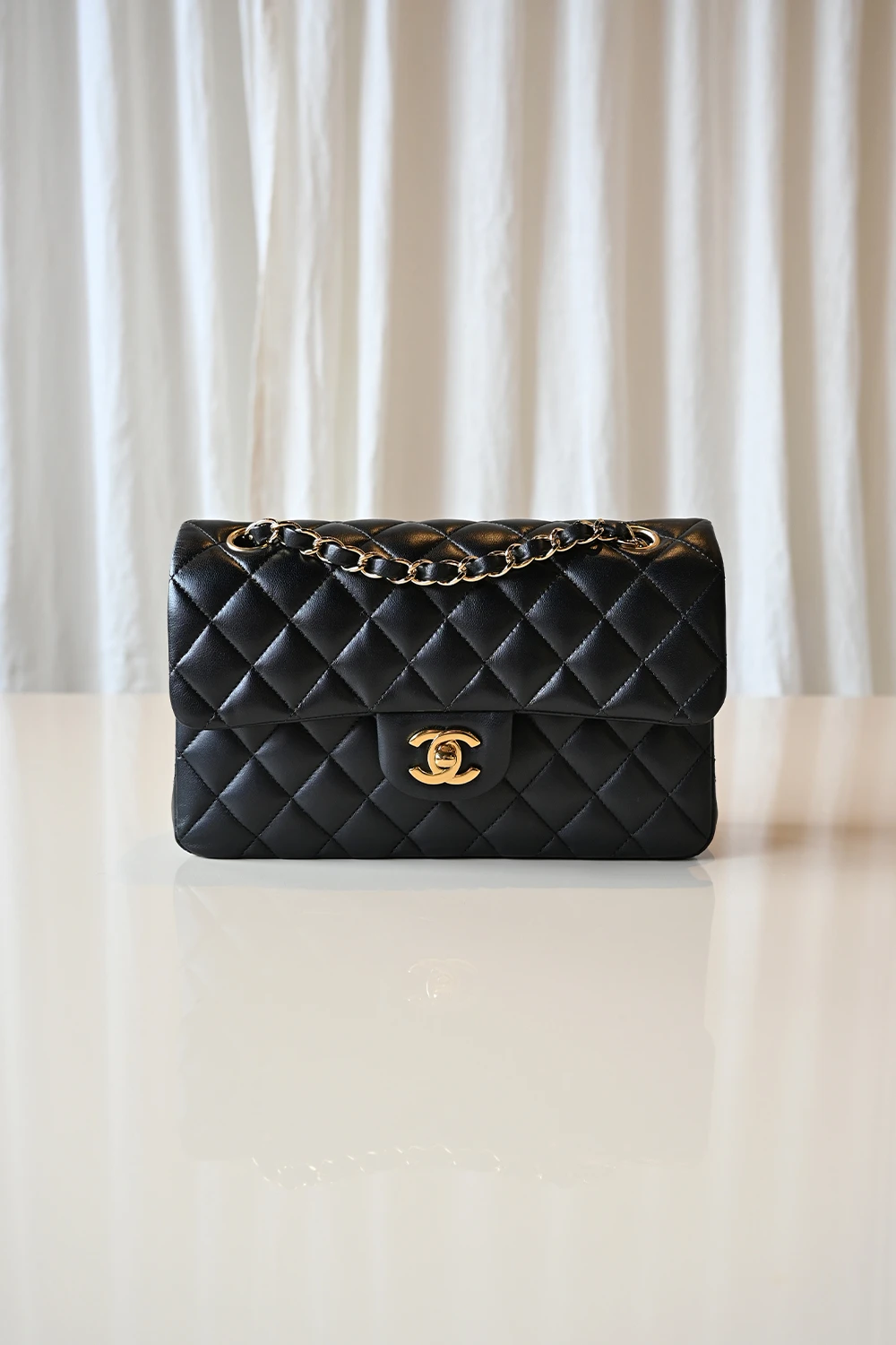 Chanel Classic 11.12 small flap bag | black