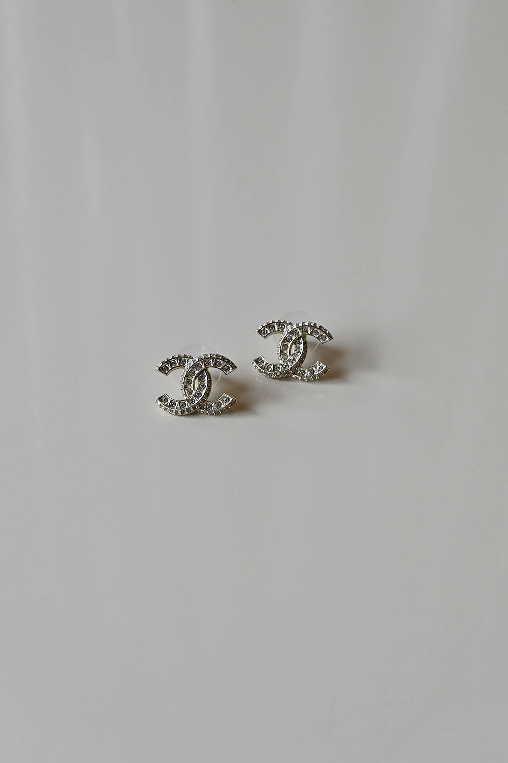 Chanel CC Crystal Earrings | A22 V