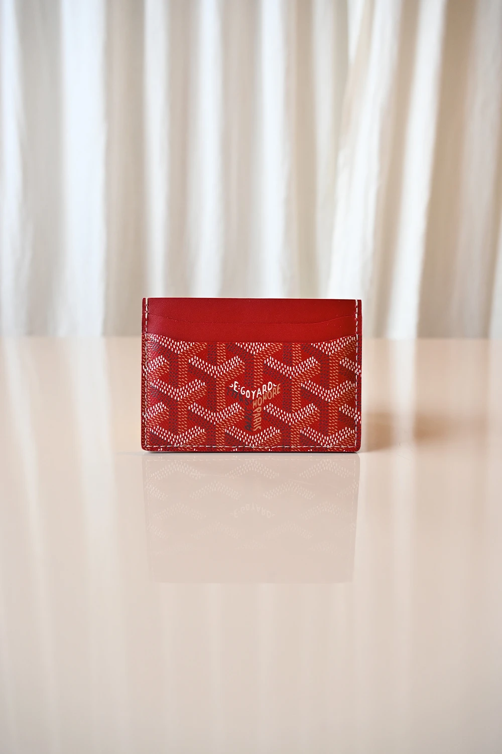 Goyard Saint-Sulpice Cardholder | red