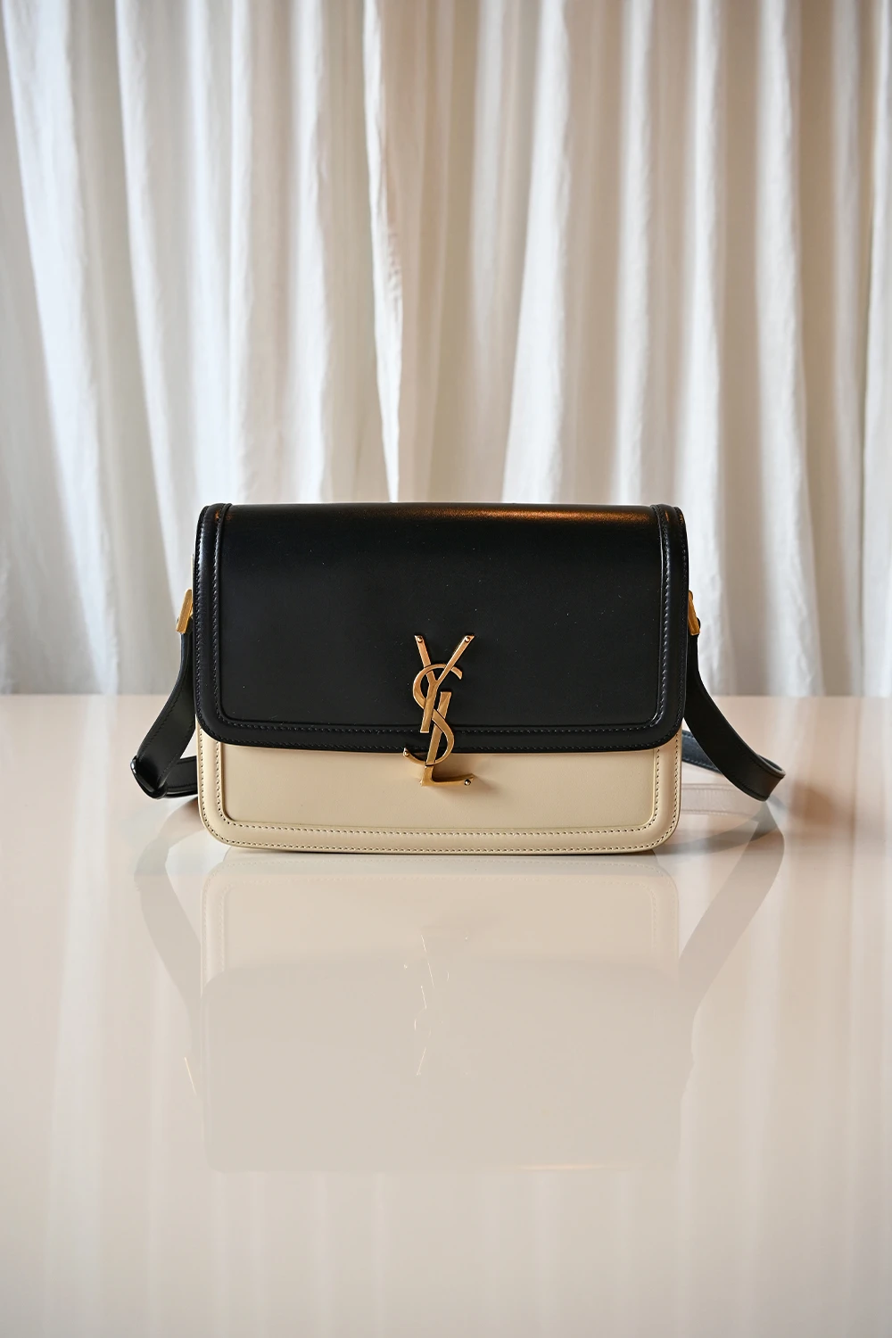 Saint Laurent Solférino medium bag | two tone