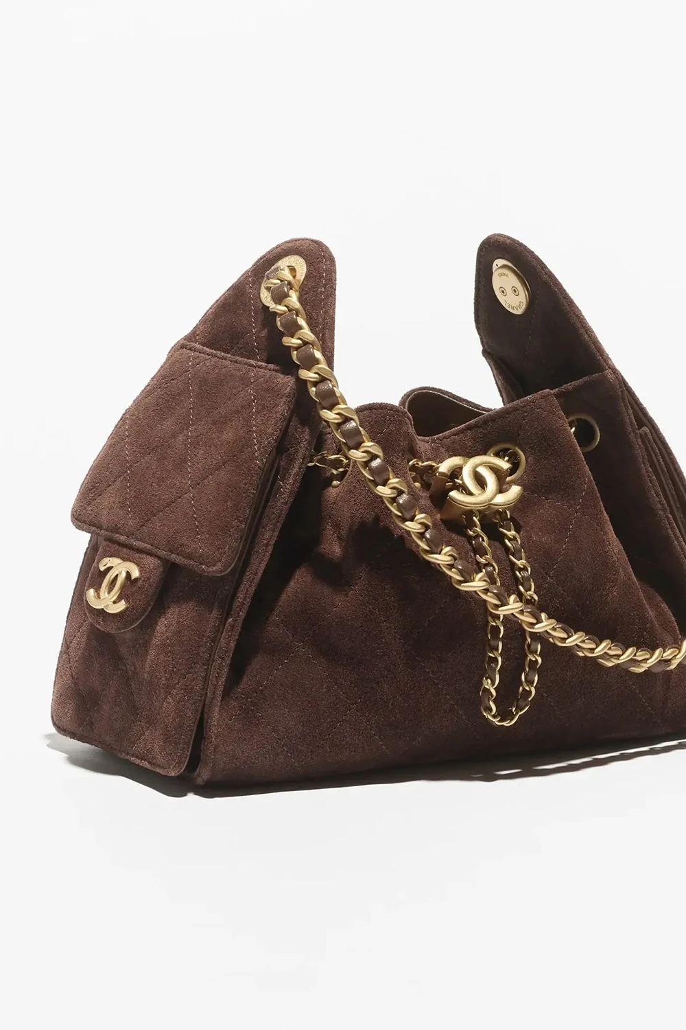Chanel 25 mini hobo | brown