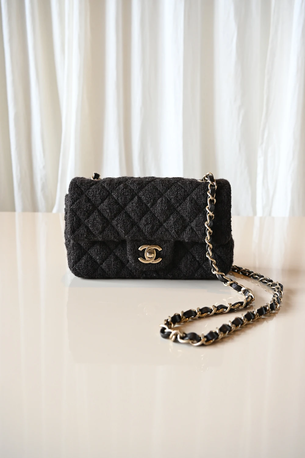 Chanel Mini Rectangular flap bag | brown
