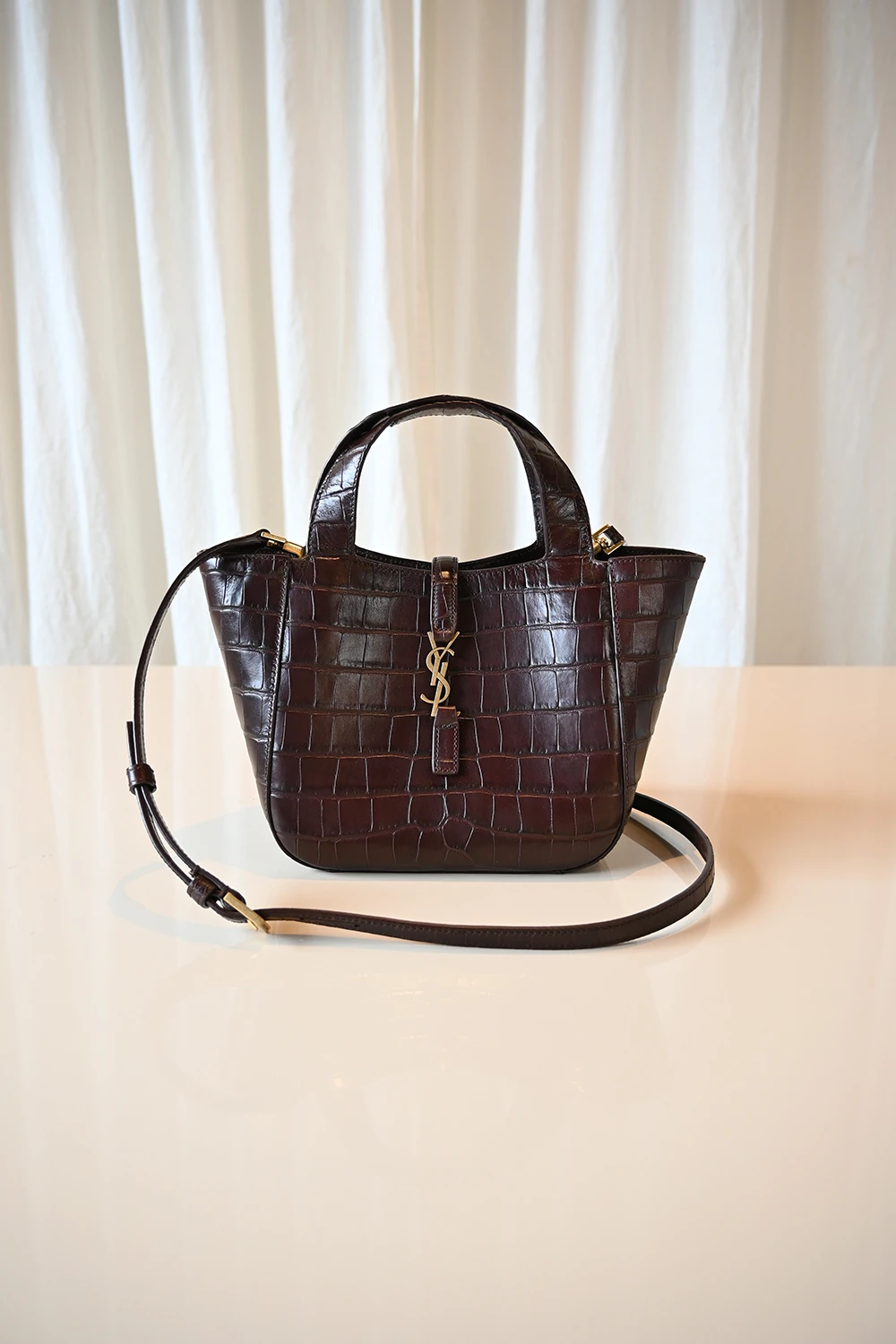 Saint Laurent Le 5 à 7 Baby Bea | brown